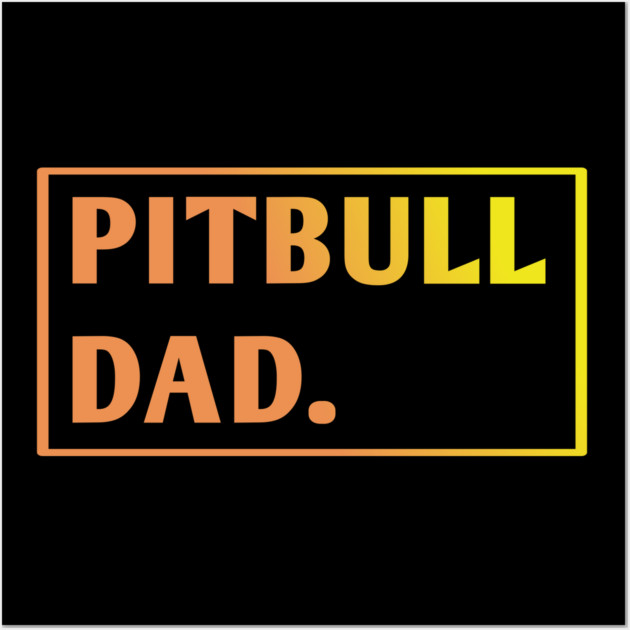 Pitbull Lover Wall Art by BlackMeme94
