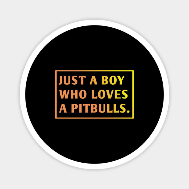 Pitbull Lover Magnet by BlackMeme94