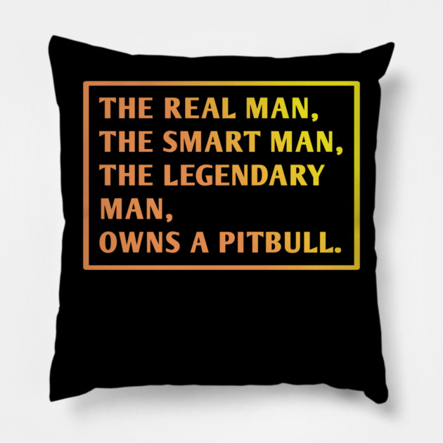 Pitbull Lover Pillow by BlackMeme94