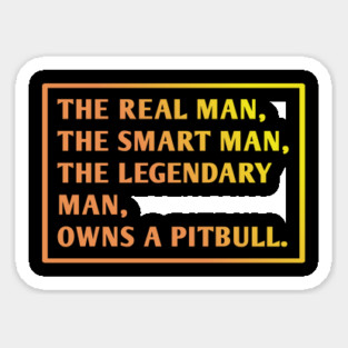 Pitbull Lover Sticker