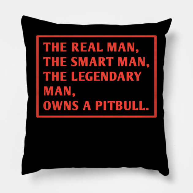 Pitbull Lover Pillow by BlackMeme94