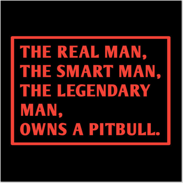 Pitbull Lover Wall Art by BlackMeme94