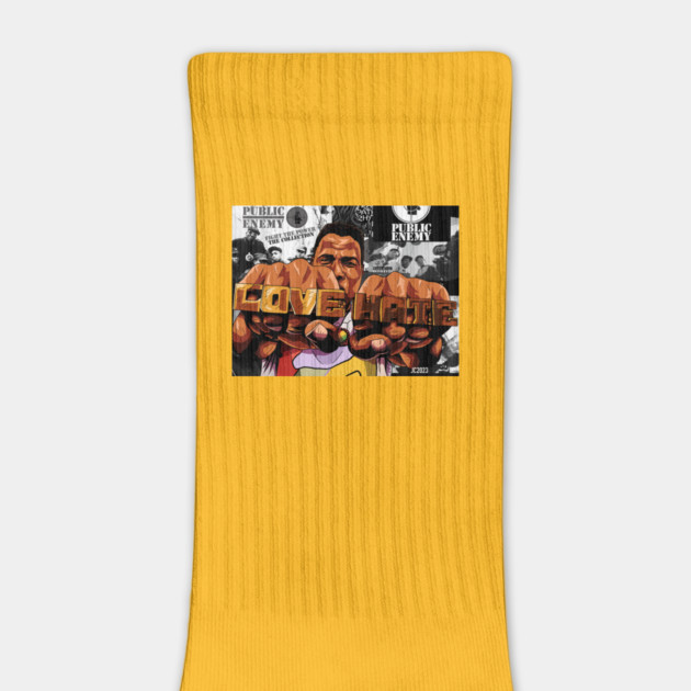 Do The Right Thing "Love&Hate" Radio Raheem portrait (digital) by StagArtStudios