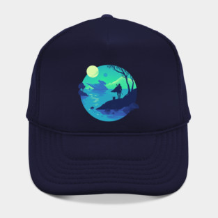 Galaxy Friendship in Green Hat