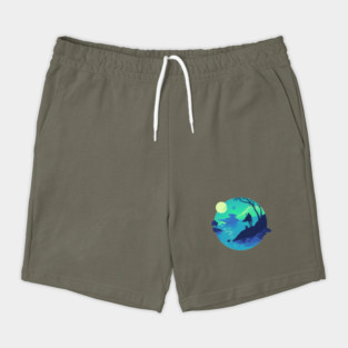 Galaxy Friendship in Green Shorts