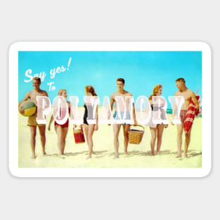 Say yes! To Polyamory Sticker