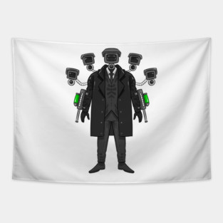 SKIBIDI TOILET CAMERAMAN Tapestry