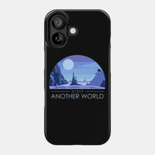 Visit Another World - Retro Video Game Phone Case