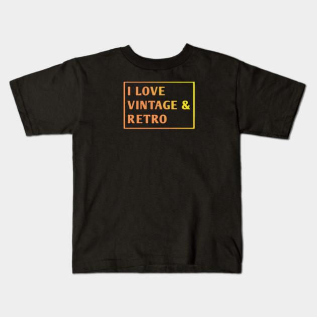 Vintage Retro Kids T-Shirt by BlackMeme94