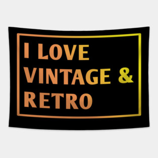 Vintage Retro Tapestry
