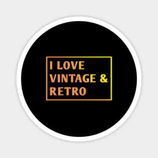 Vintage Retro Magnet