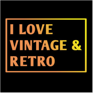 Vintage Retro Posters and Art
