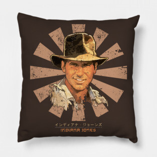 Indiana Jones Retro Japanese Pillow