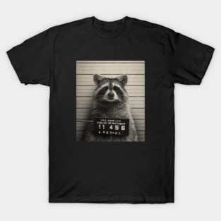 Mugshot Series 4 (Raccoon) T-Shirt
