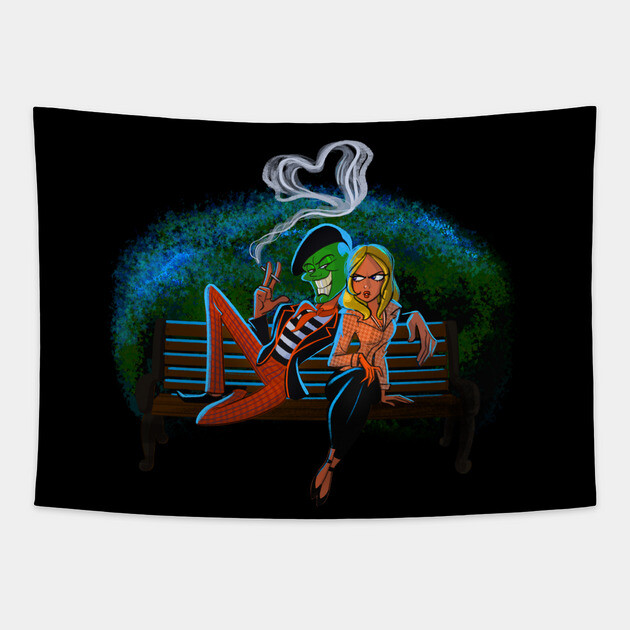 'Allo Chéri Tapestry by JoTheZette