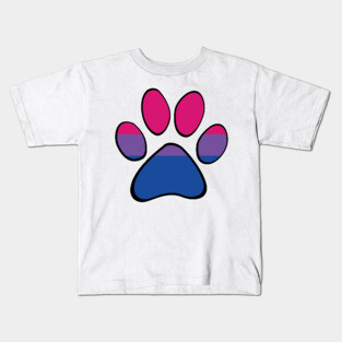 Bisexual Pride Paw Kids T-Shirt