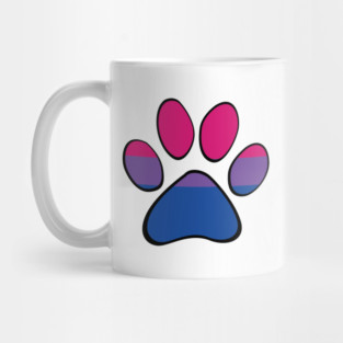 Bisexual Pride Paw Mug