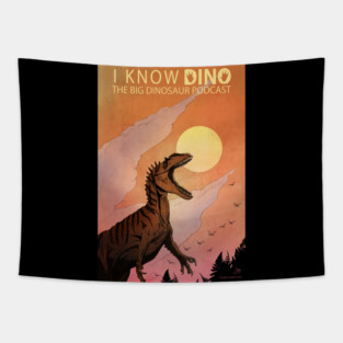 Allosaurus Roar Tapestry