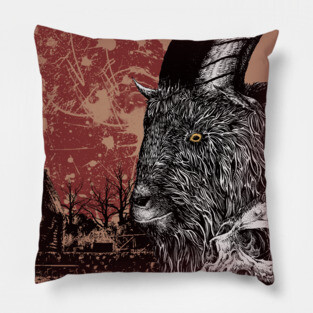 The Evil Goat - Black Phillip Pillow