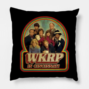Vintage WKRP In Cincinnati Pillow