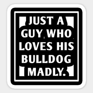 Bulldog Lover Sticker
