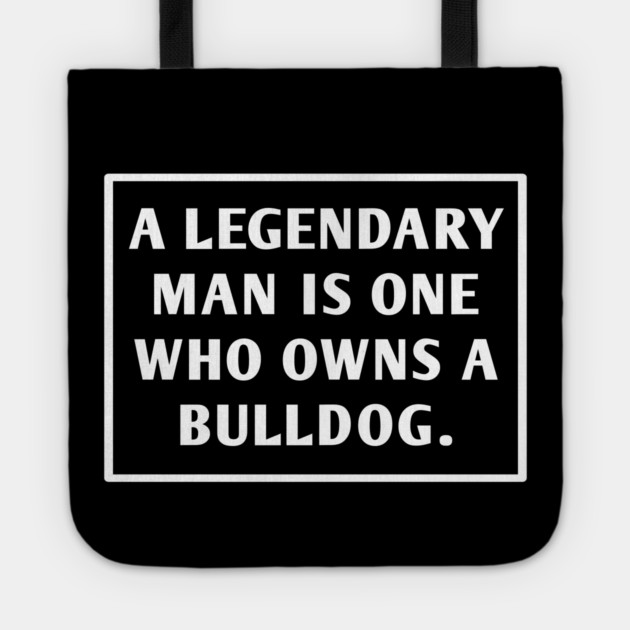Bulldog Lover Tote by BlackMeme94