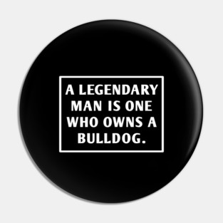 Bulldog Lover Pin
