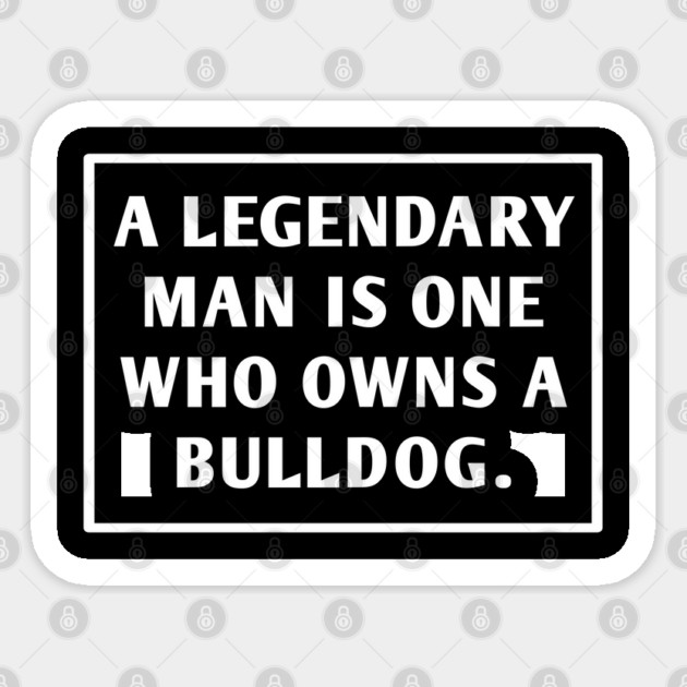Bulldog Lover Sticker by BlackMeme94