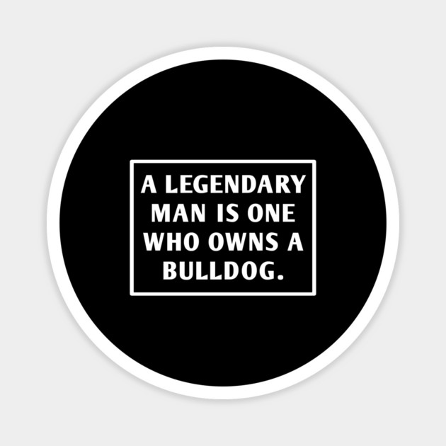 Bulldog Lover Magnet by BlackMeme94