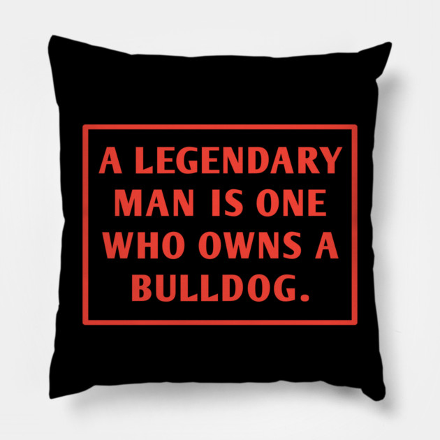 Bulldog Lover Pillow by BlackMeme94