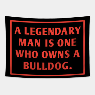 Bulldog Lover Tapestry