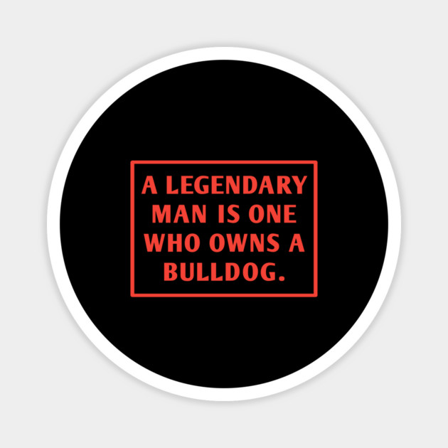 Bulldog Lover Magnet by BlackMeme94