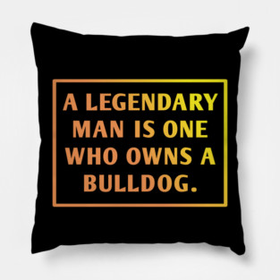 Bulldog Lover Pillow