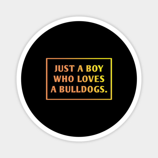 Bulldog Lover Magnet by BlackMeme94