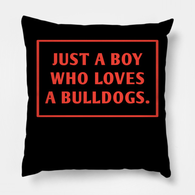 Bulldog Lover Pillow by BlackMeme94