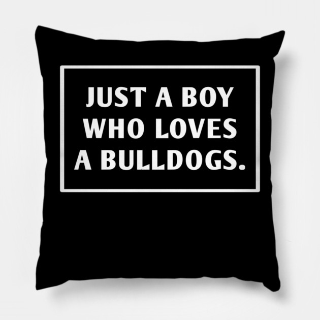 Bulldog Lover Pillow by BlackMeme94