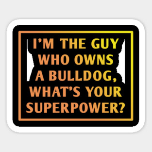 Bulldog Lover Sticker