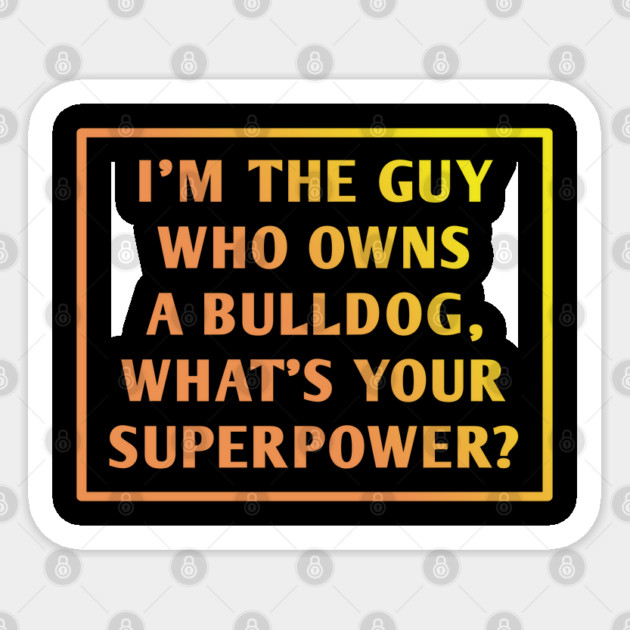 Bulldog Lover Sticker by BlackMeme94