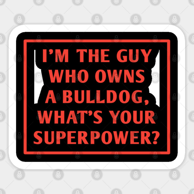 Bulldog Lover Sticker by BlackMeme94