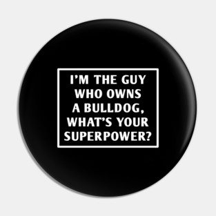 Bulldog Lover Pin