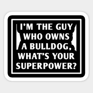 Bulldog Lover Sticker