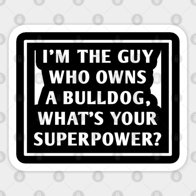 Bulldog Lover Sticker by BlackMeme94