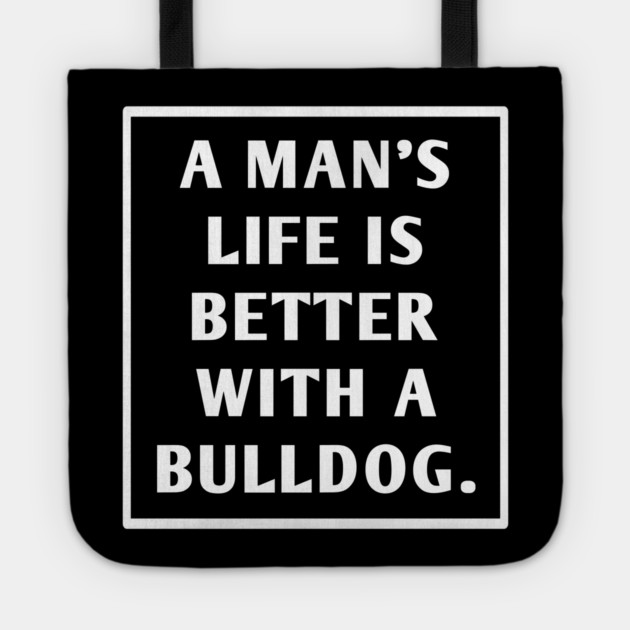 Bulldog Lover Tote by BlackMeme94