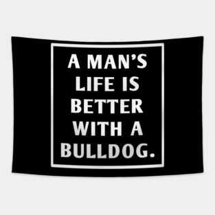 Bulldog Lover Tapestry
