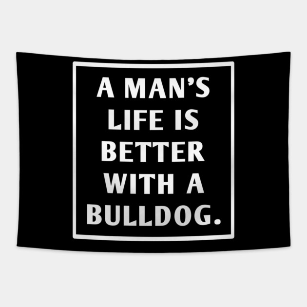 Bulldog Lover Tapestry by BlackMeme94