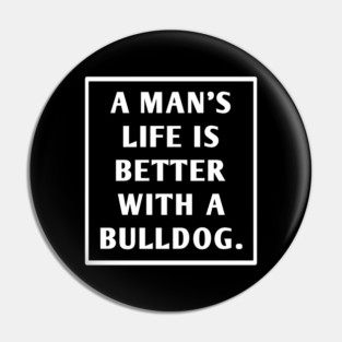 Bulldog Lover Pin