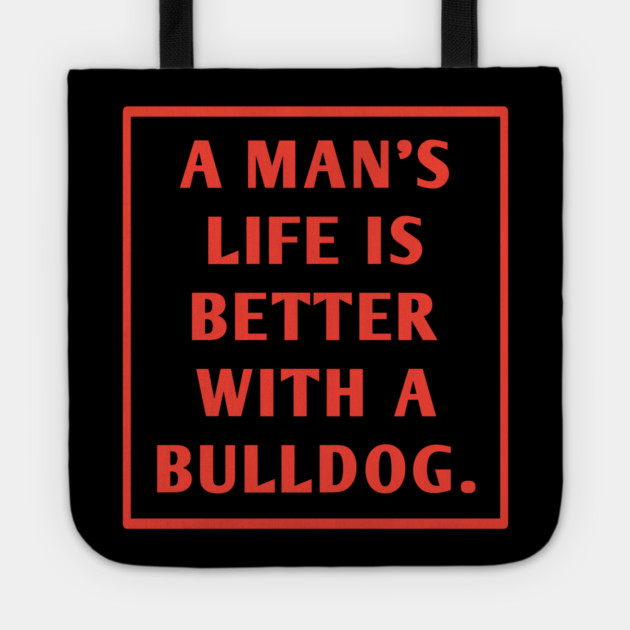 Bulldog Lover Tote by BlackMeme94
