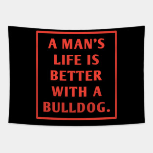 Bulldog Lover Tapestry