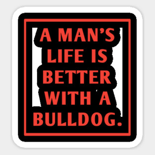 Bulldog Lover Sticker