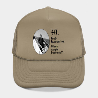 Which Way Is Business? (Black Text) Hat